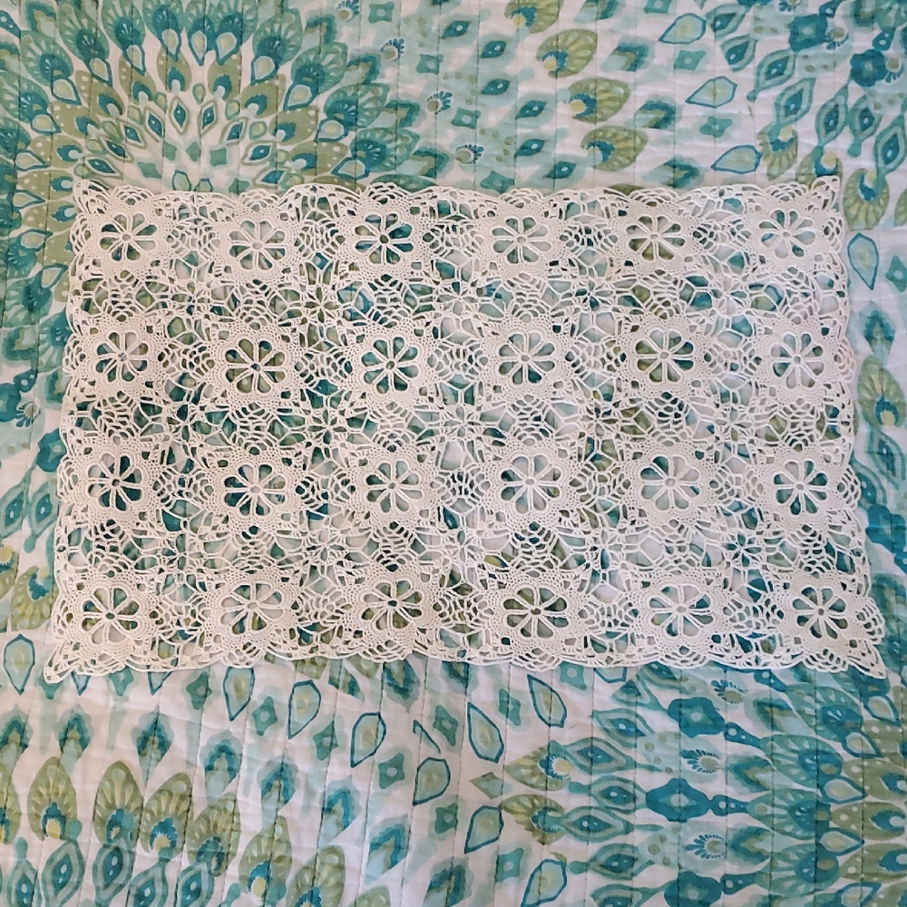 Vintage Crocheted Placemats Set Of 6